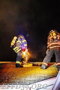 8/2016 EF & Dover Mamber working together  at Union Vale Fire at a multi alarm fire
